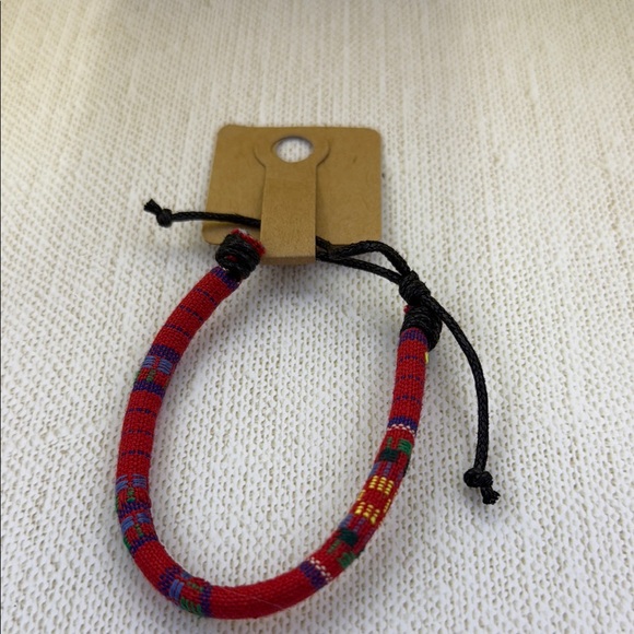 Handmade Red Rope Style Bracelet - Picture 3 of 3